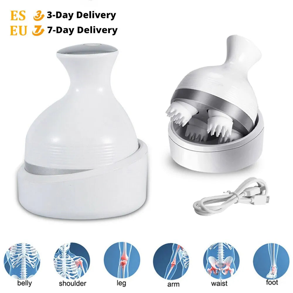 Electric Massager Wireless Waterproof Shoulder And Neck Deep Tissue Kneading Massage - Bellarte Enchanté Electric Massager Wireless Waterproof Shoulder And Neck Deep Tissue Kneading Massage